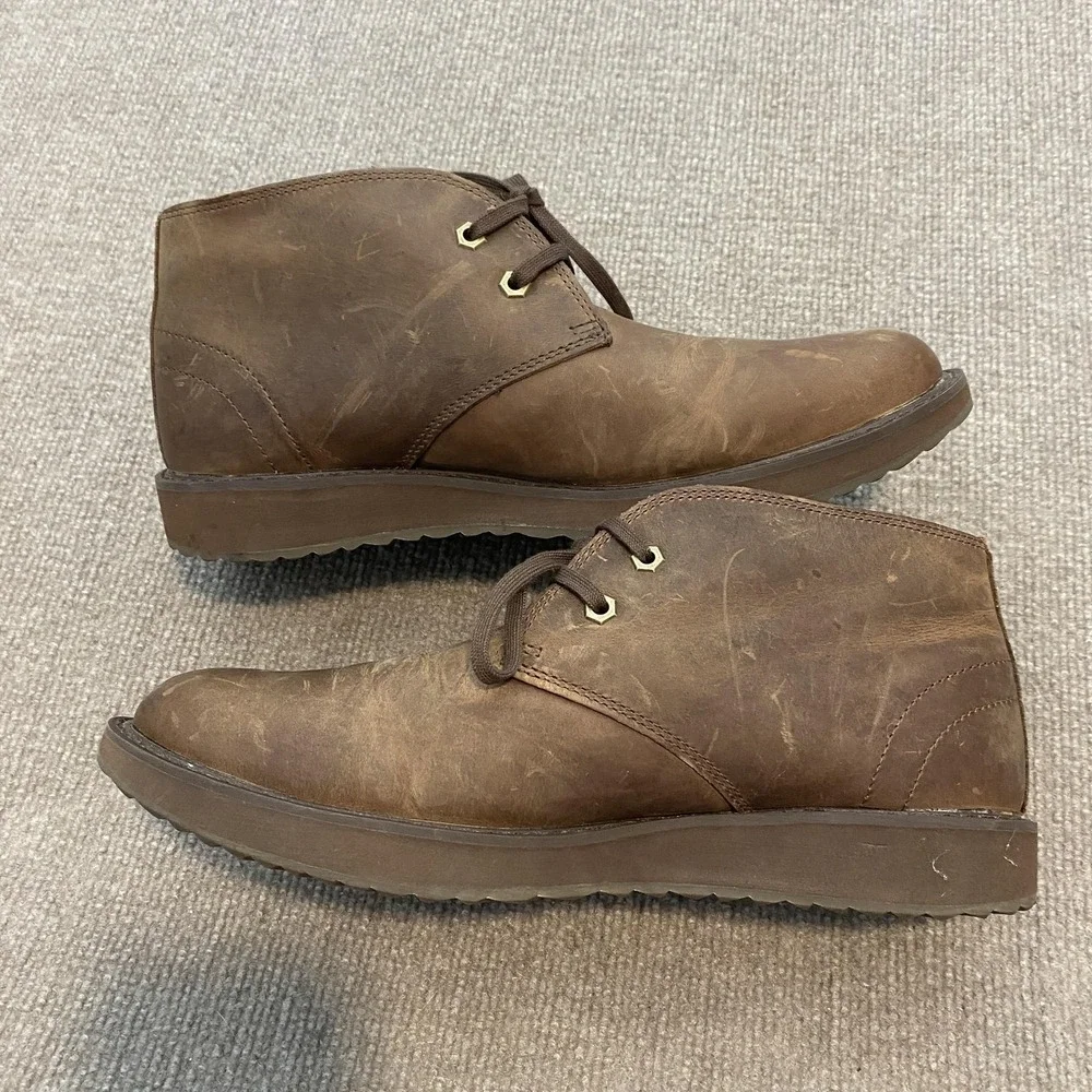 L.L. Bean Boots Mens Size 10 Brown Leather Chukka Ankle Casual Comfort 511447